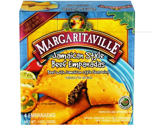 Jamaican style beef empanadas